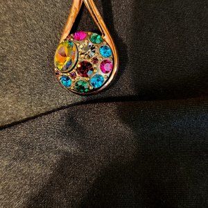 Ginger Snap Rose Gold 17" necklace with 3" extender with Button snap